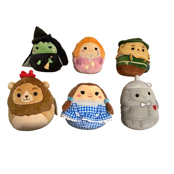 NWT Wizard of Oz lot of Squashmallow set of 6 Dorothy Christmas gift for fans - Picture 3 of 14